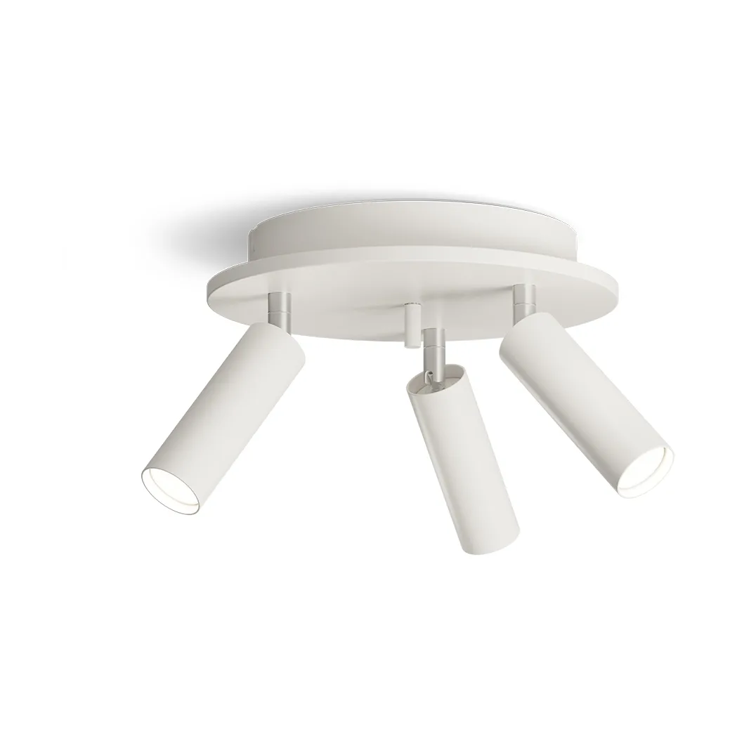 Pipeline spotlight rund 3, Matte white Herstal