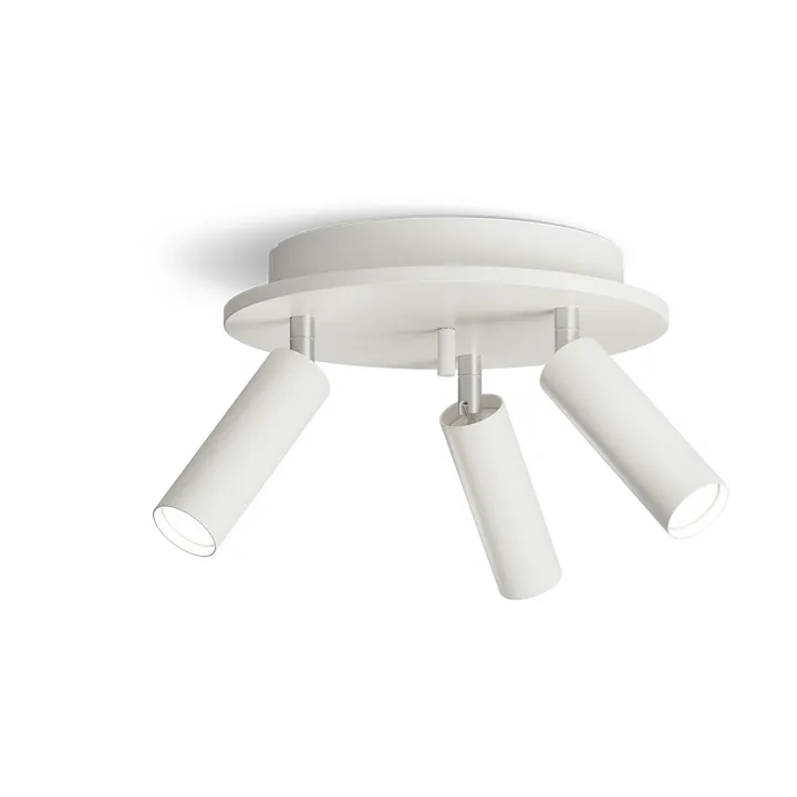 Pipeline spotlight rund 3 - Matte white - Herstal