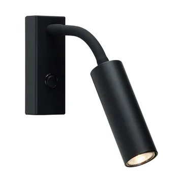 Pipeline wall lamp - Matte black, flex - Herstal