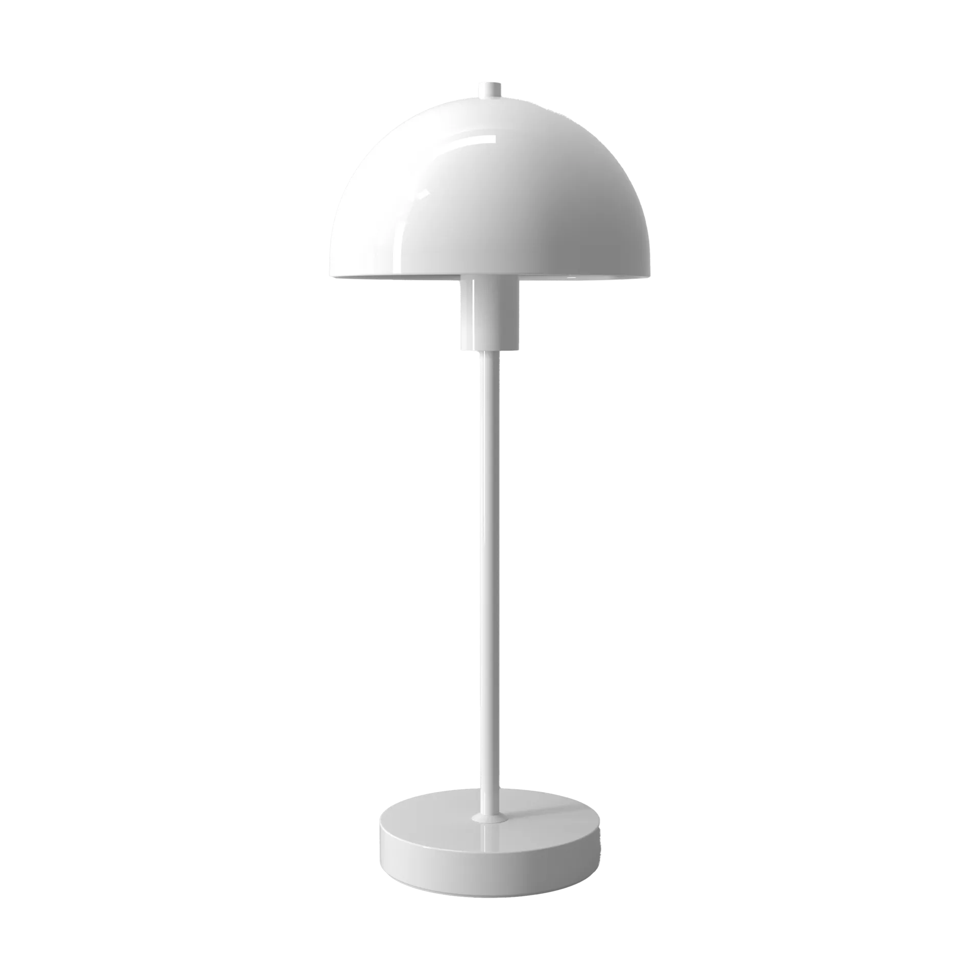 Vienda table lamp, Shiny white Herstal