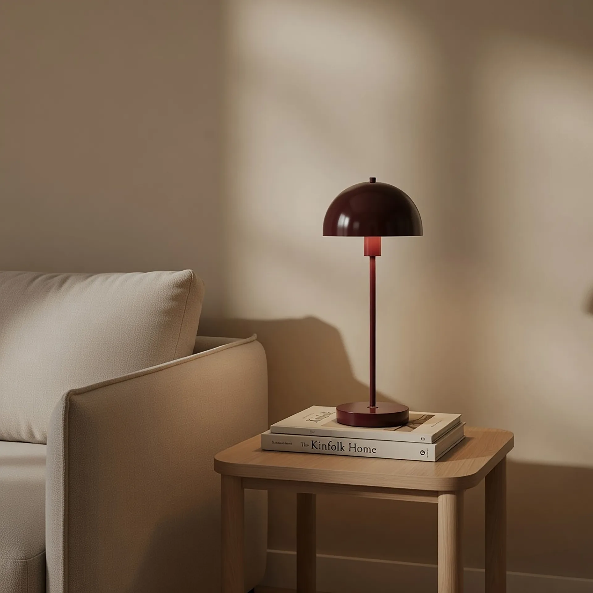 Vienda table lamp, Valentine red Herstal