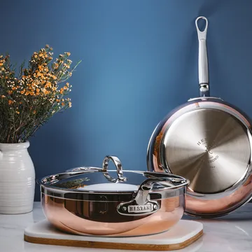 Hestan Copperbond essential sauté pan Ø24 cm - Copper - Hestan