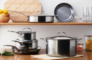 Hestan Nanobond pot and pan set - 10 pieces - Hestan