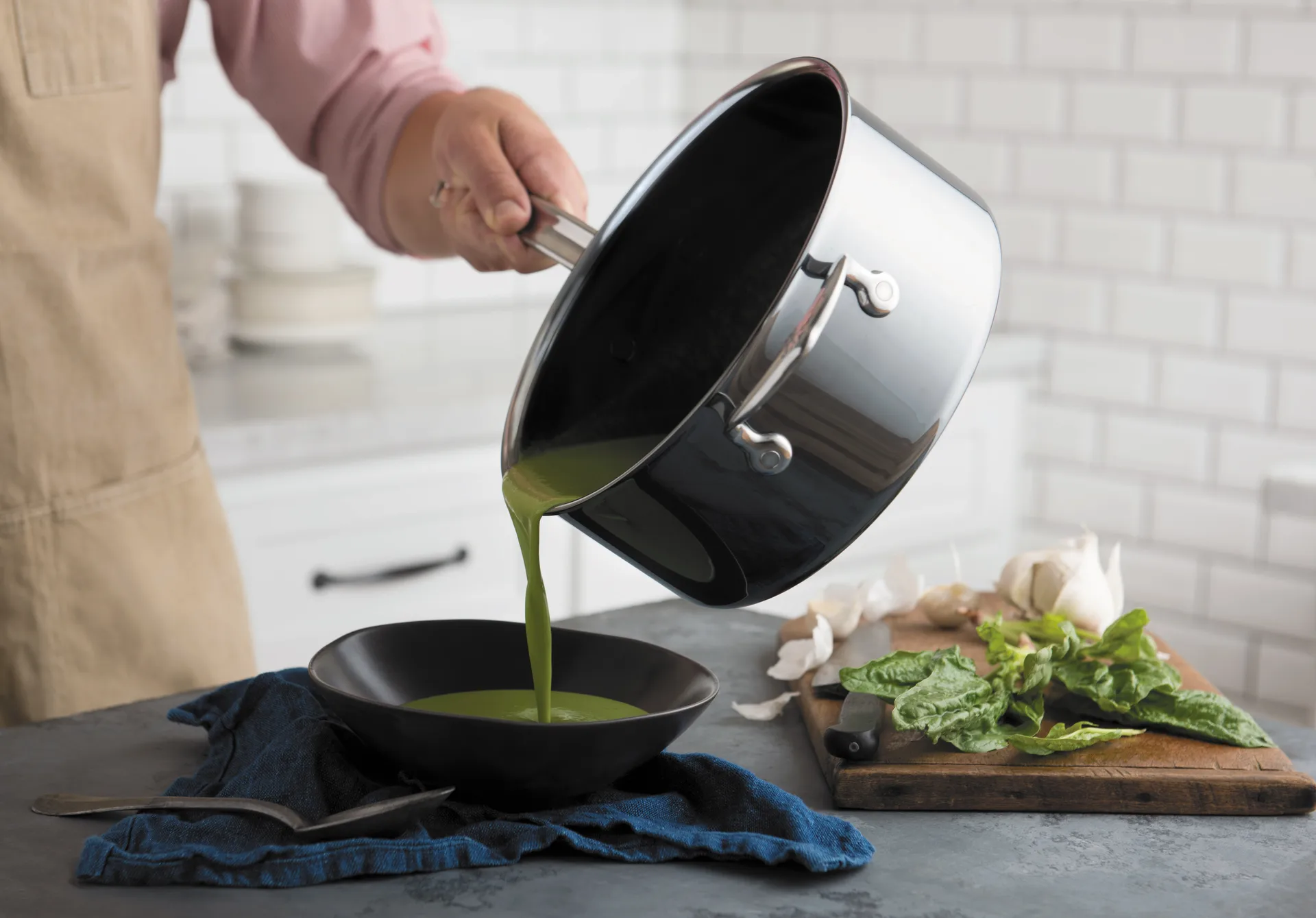Hestan Nanobond saucepan 3.8 L, Stainless steel Hestan
