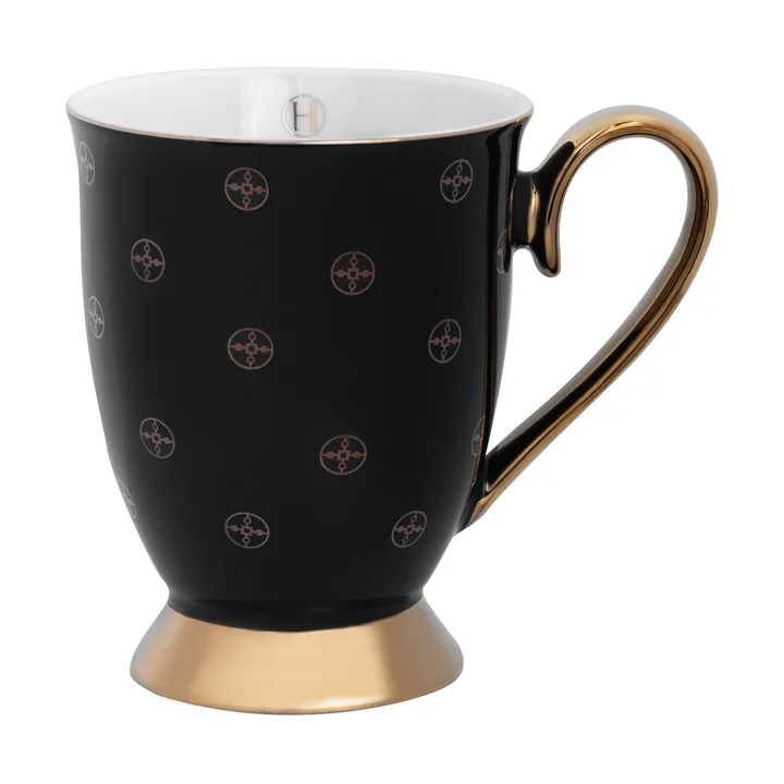 Anima Gemella Nero mug 28 cl - Black - Hilke Collection