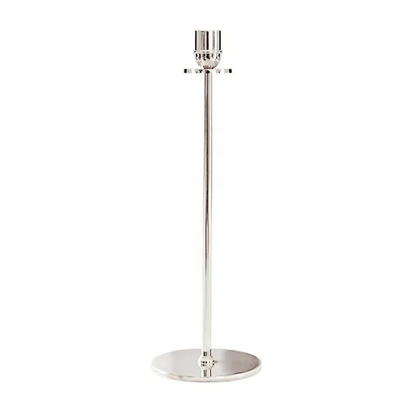 Chiaro Di Luna candle sticks 35 cm, Nickel-plated brass Hilke Collection