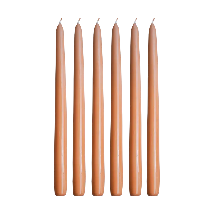 Herrgårdsljus candles 30 cm 6-pack  - Apricot - Hilke Collection
