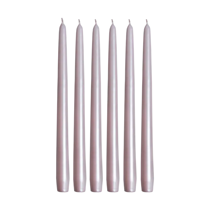 Herrgårdsljus candles 30 cm 6-pack  - Dusty pink pearl - Hilke Collection