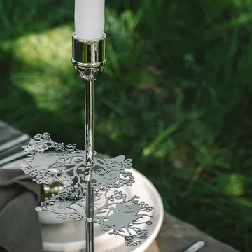 Hilke X Moomin No.2 candle holder - Nickel-plated brass - Hilke Collection