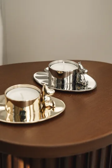 Hilke X Mumin No.3 candlestick - Nickel-plated brass - Hilke Collection
