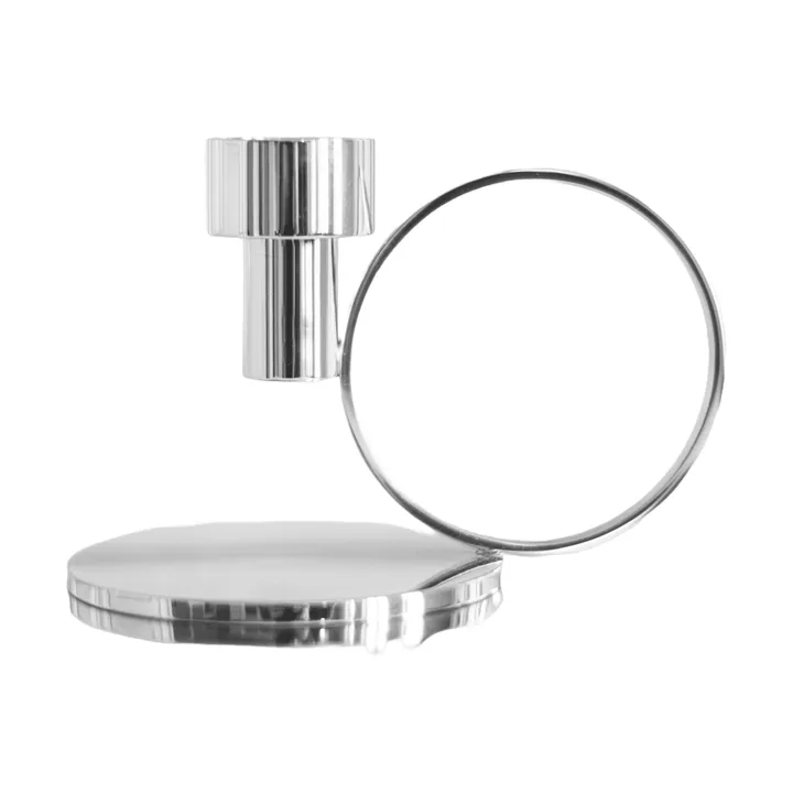 Insieme candle sticks - Nickel-plated brass - Hilke Collection