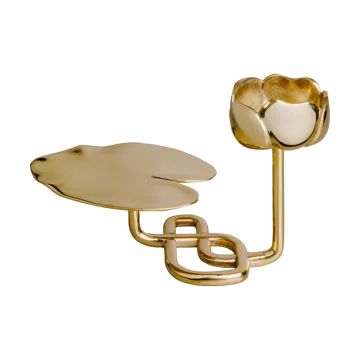 Ninfea No.1 candlestick - Brass - Hilke Collection