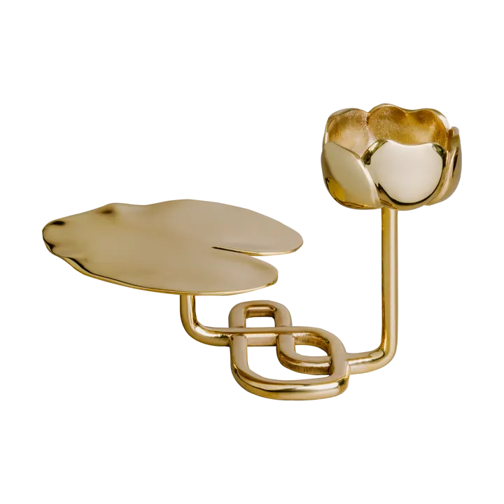 Ninfea No.1 candlestick - Brass - Hilke Collection