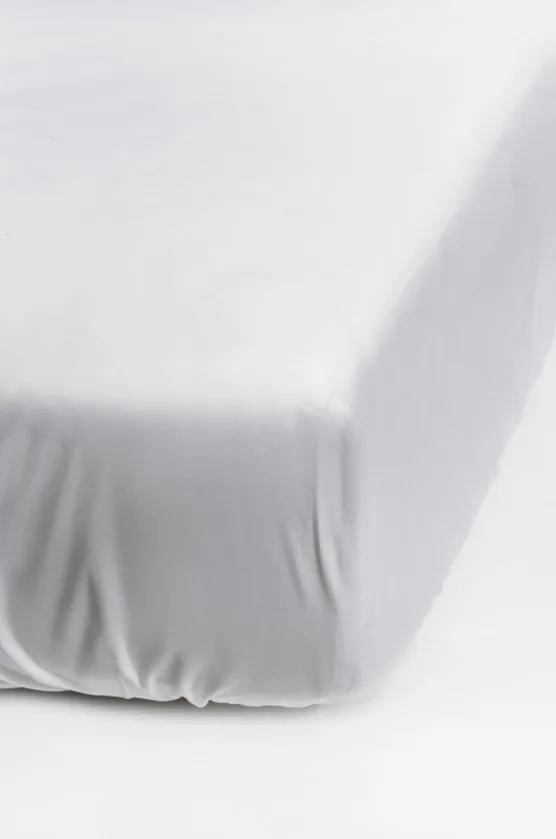 Dreamtime fitted sheet 140x200 cm, White Himla