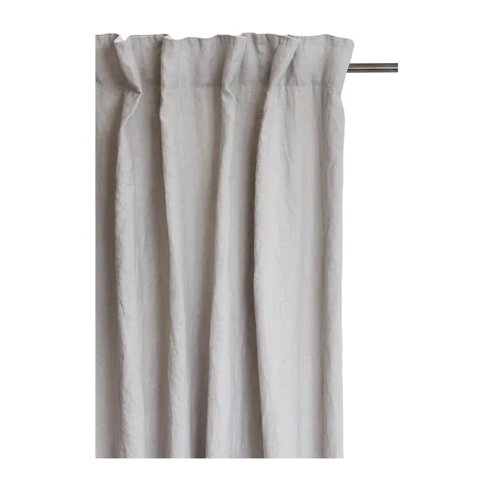 Sunshine curtain with folding band 140x250 cm - Ash (grey) - Himla