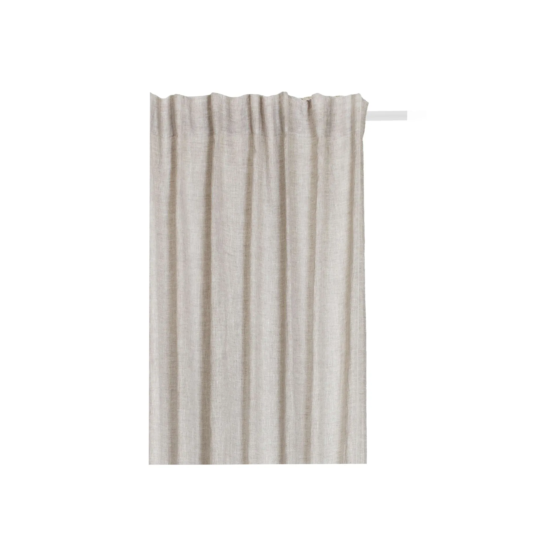 Sunshine curtain with pleat tape 140x250 cm, Oatmeal Himla