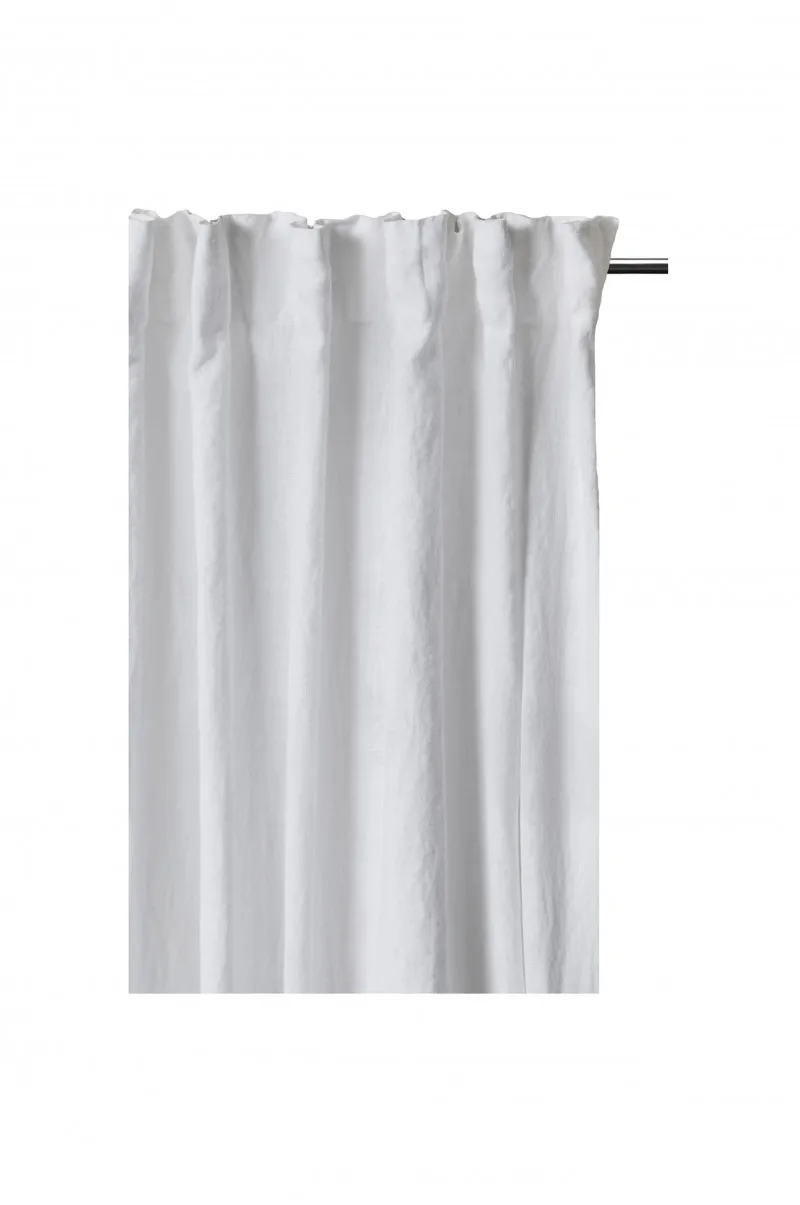 Sunshine curtain with pleat tape 140x250 cm, White Himla