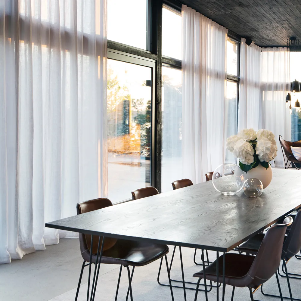 Sunshine curtain with tie 140x290 cm, Ash (grey) Himla