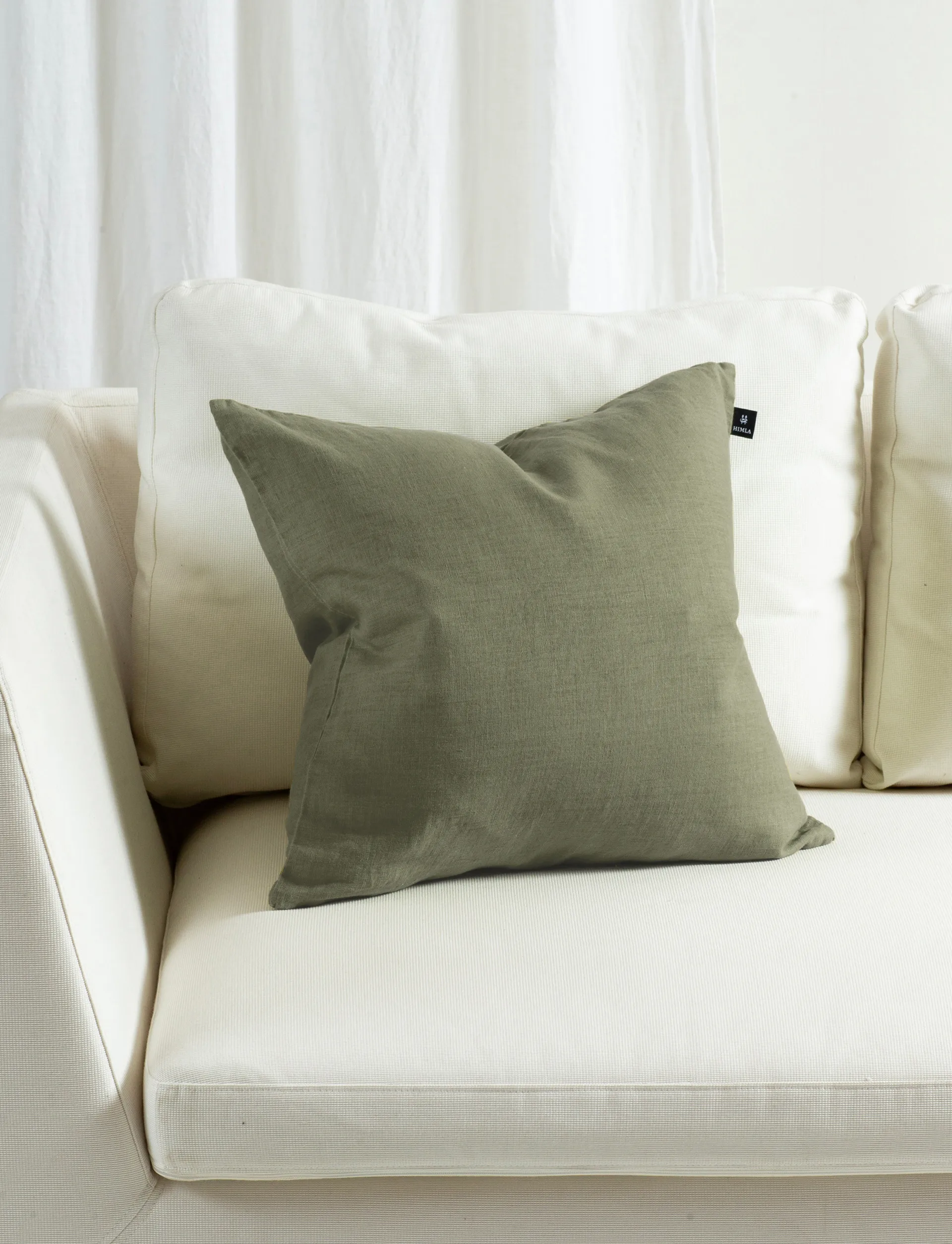 Sunshine cushion cover, Sage, 60x60 cm Himla