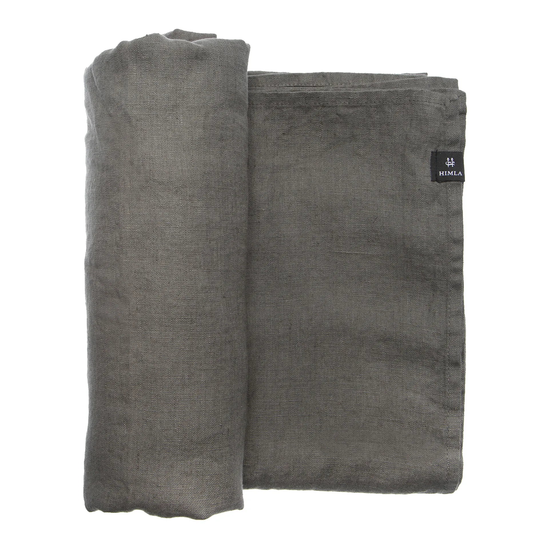 Sunshine tablecloth 140x250 cm, Charcoal (dark grey) Himla