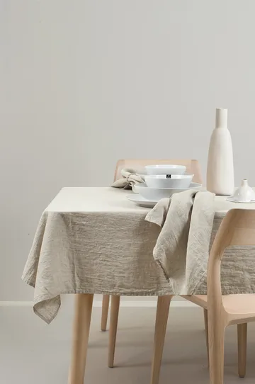 Sunshine tablecloth 140x250 cm - Oatmeal (Natural) - Himla
