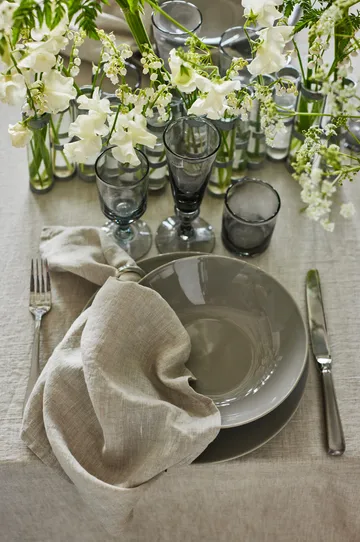 Sunshine tablecloth 140x250 cm - Oatmeal (Natural) - Himla