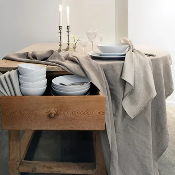 Sunshine tablecloth natural - 140x250 cm - Himla