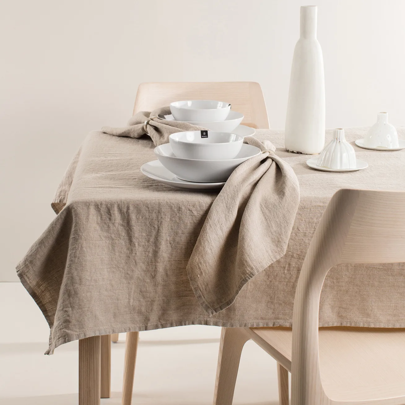 Sunshine tablecloth natural, 140x250 cm Himla