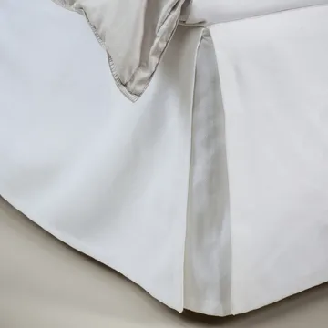 Weeknight bed skirt 180x220x52 cm - White - Himla