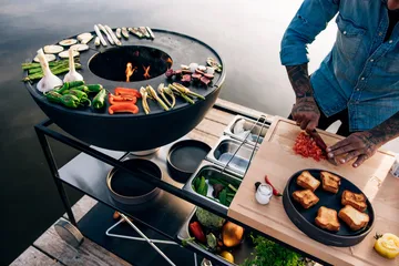 FIRE KITCHEN storage boxes - Stainless steel, 5 pieces - Höfats