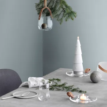 Design with light block candle stick - 17 cm - Holmegaard