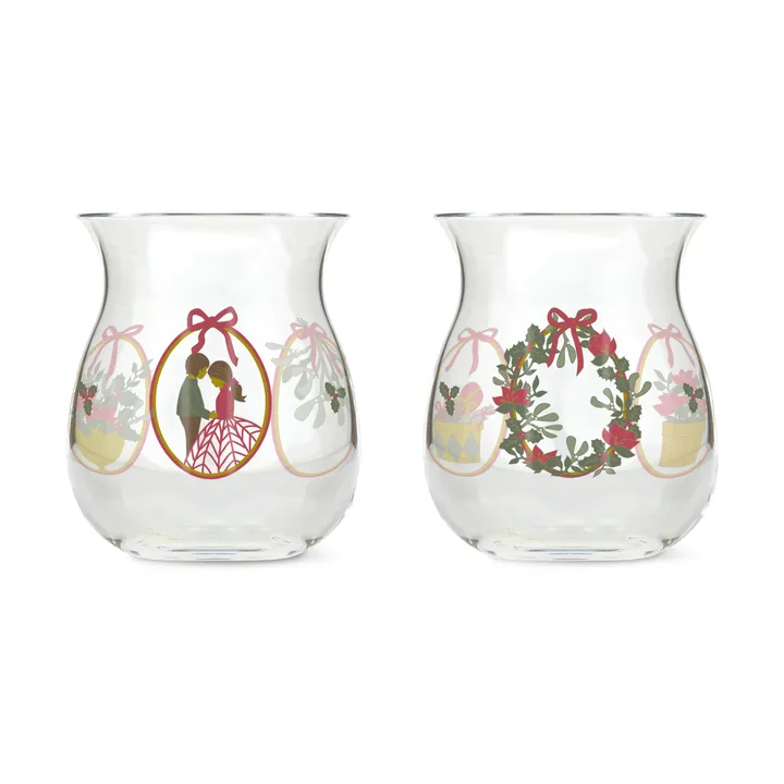 Holmegaard Christmas candle holder 2-pack - 2025 - Holmegaard