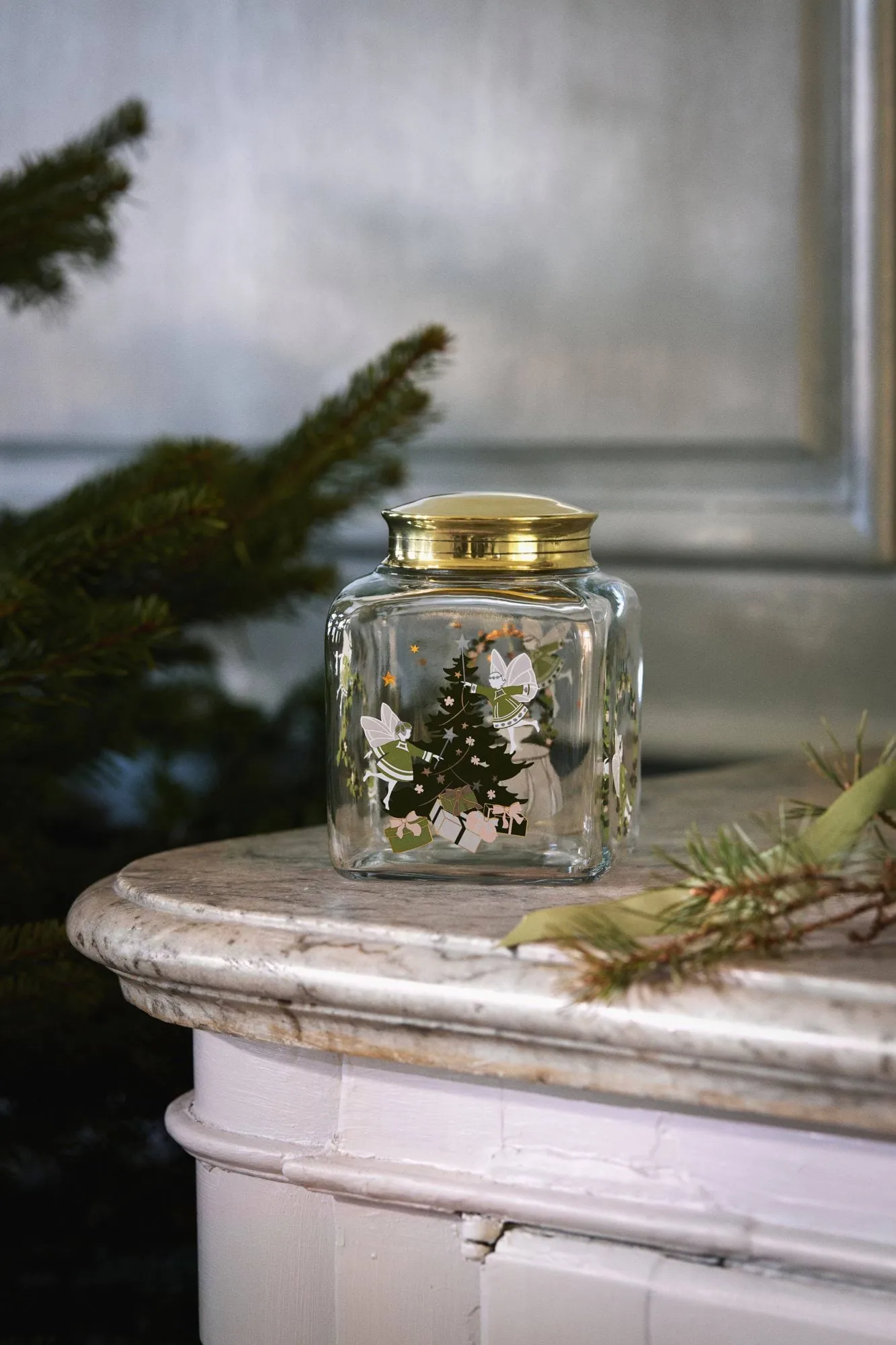 Holmegaard Christmas cookie jar, 2026 Holmegaard