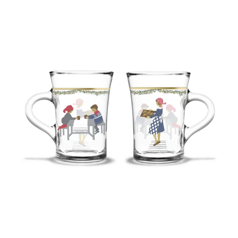 Holmegaard Christmas hot drink glass 24 cl 2-pack, 2024 Holmegaard