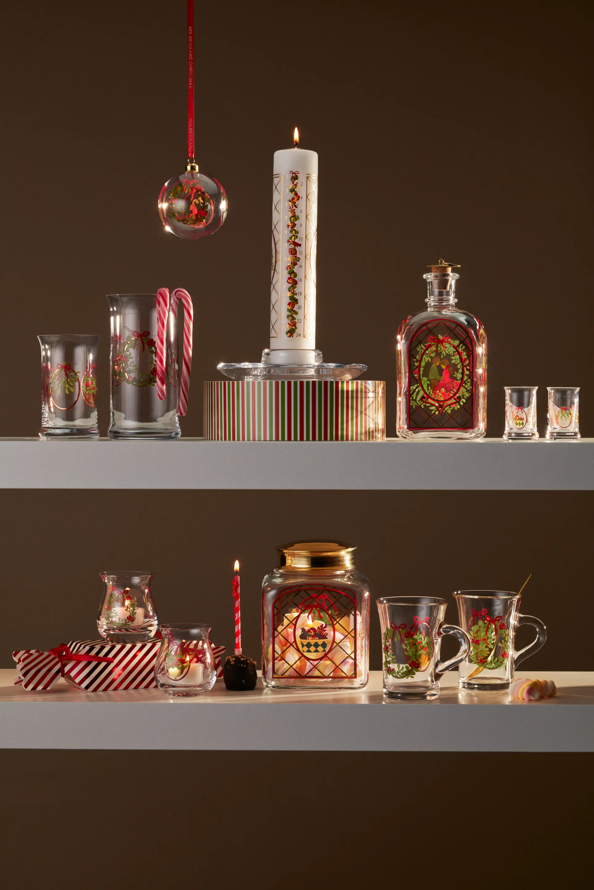 Holmegaard Christmas snaps glass 2-pack, 2025 Holmegaard