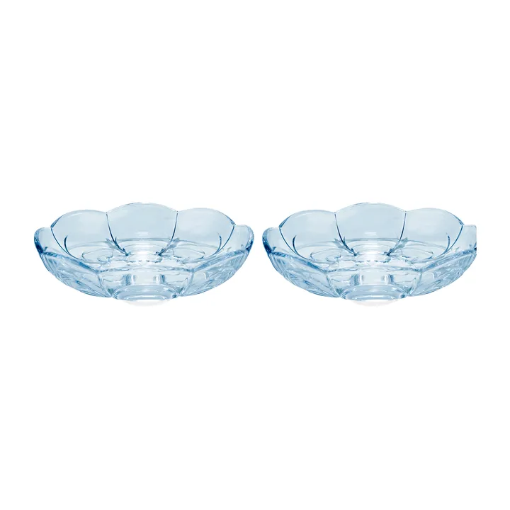 Lily dessert plate Ø16 cm 2-pack - Blue iris - Holmegaard