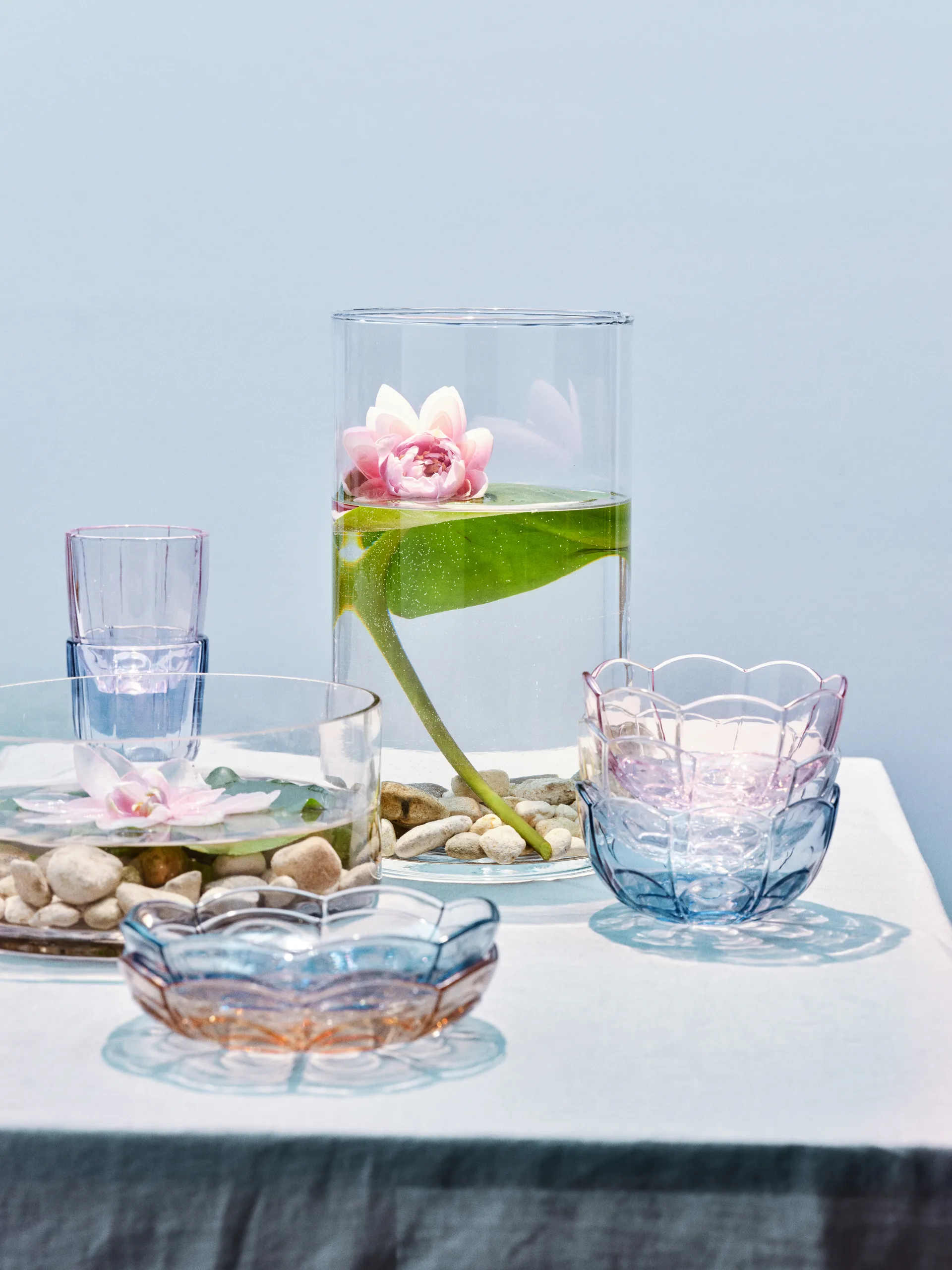 Lily dessert plate Ø16 cm 2-pack, Blue iris Holmegaard