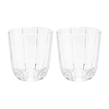 Lily drinking glass 32 cl 2-pack - Clear - Holmegaard