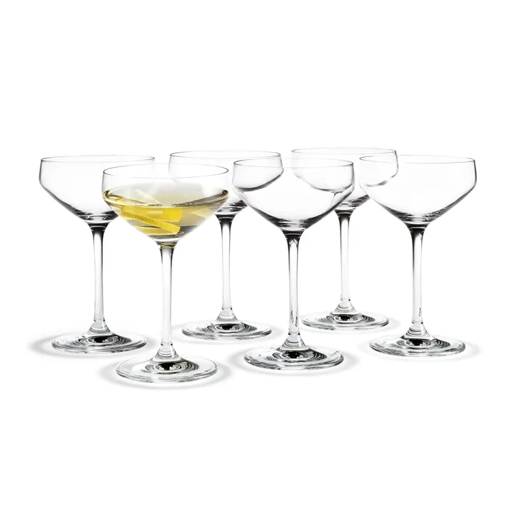 Perfection martini Glass 29 cl 6 pack - Clear - Holmegaard