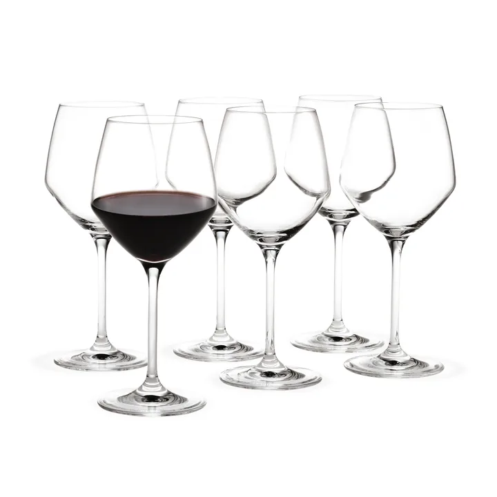 Perfection red wine glass 43 cl 6 pack - Clear - Holmegaard