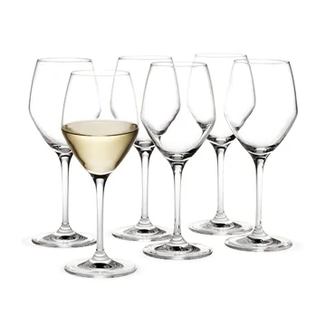 Perfection white wine glass 32 cl 6 pack - Clear - Holmegaard
