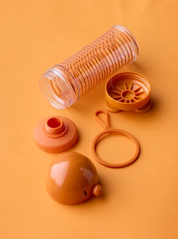 Bumble water bottle - Orange, 0.4 L - Hoptimist