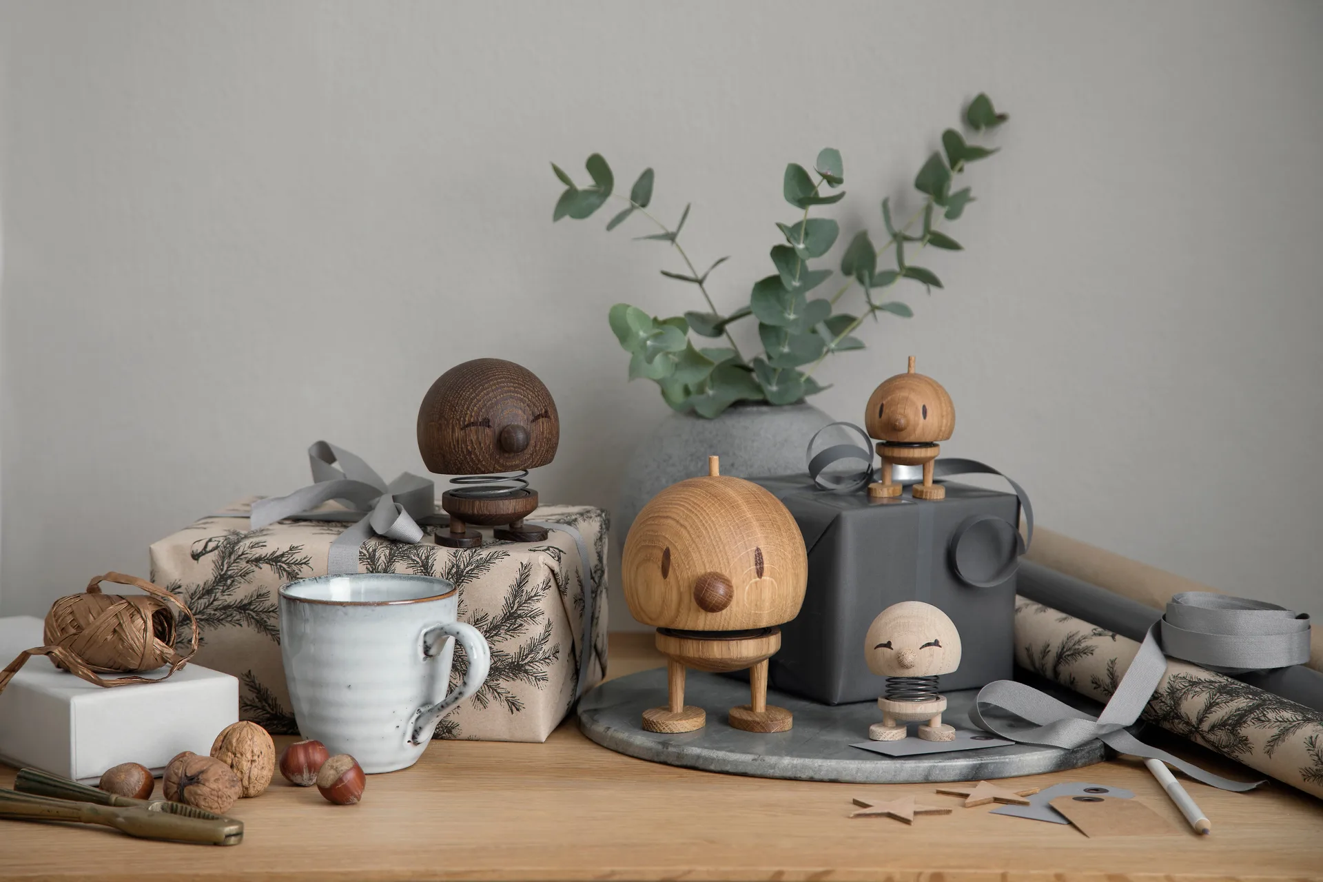 Hoptimist Bimble S figure, Raw oak Hoptimist