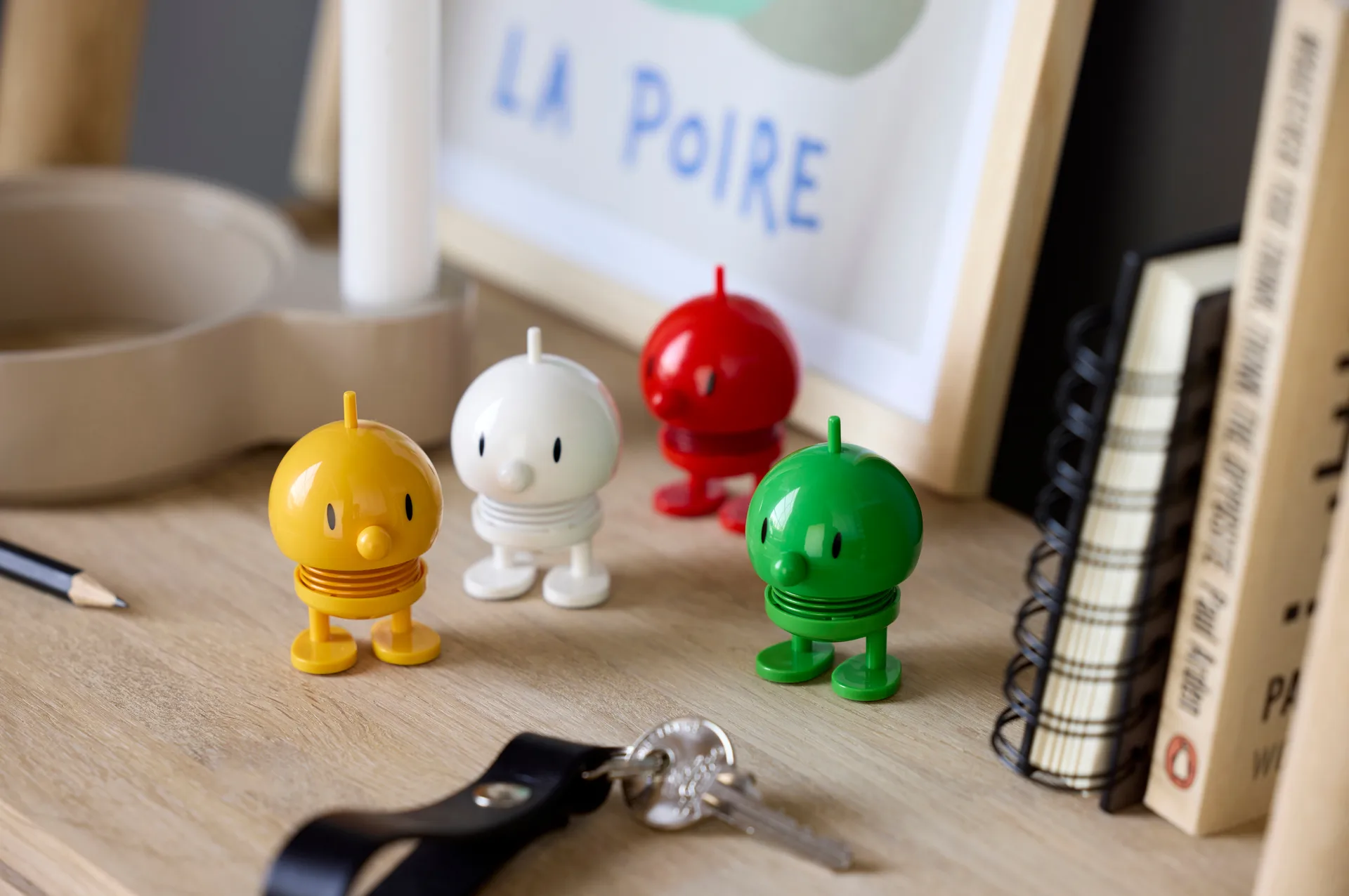 Hoptimist Bumble figure XS, White Hoptimist