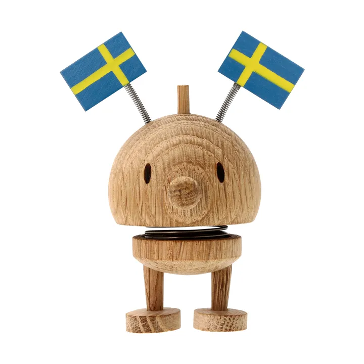 Hoptimist Celebration Bumble figurine - S, raw oak, Sweden - Hoptimist