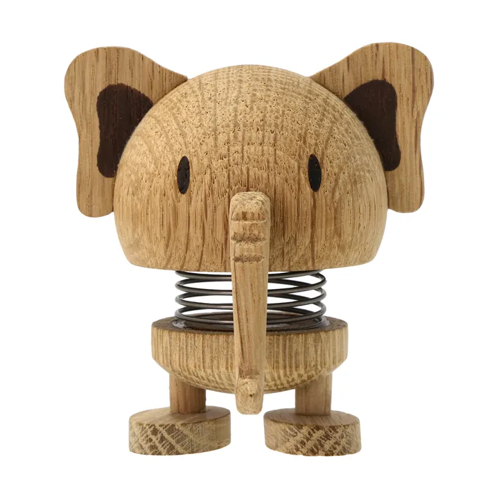Hoptimist figure S - Elephant, oak - Hoptimist
