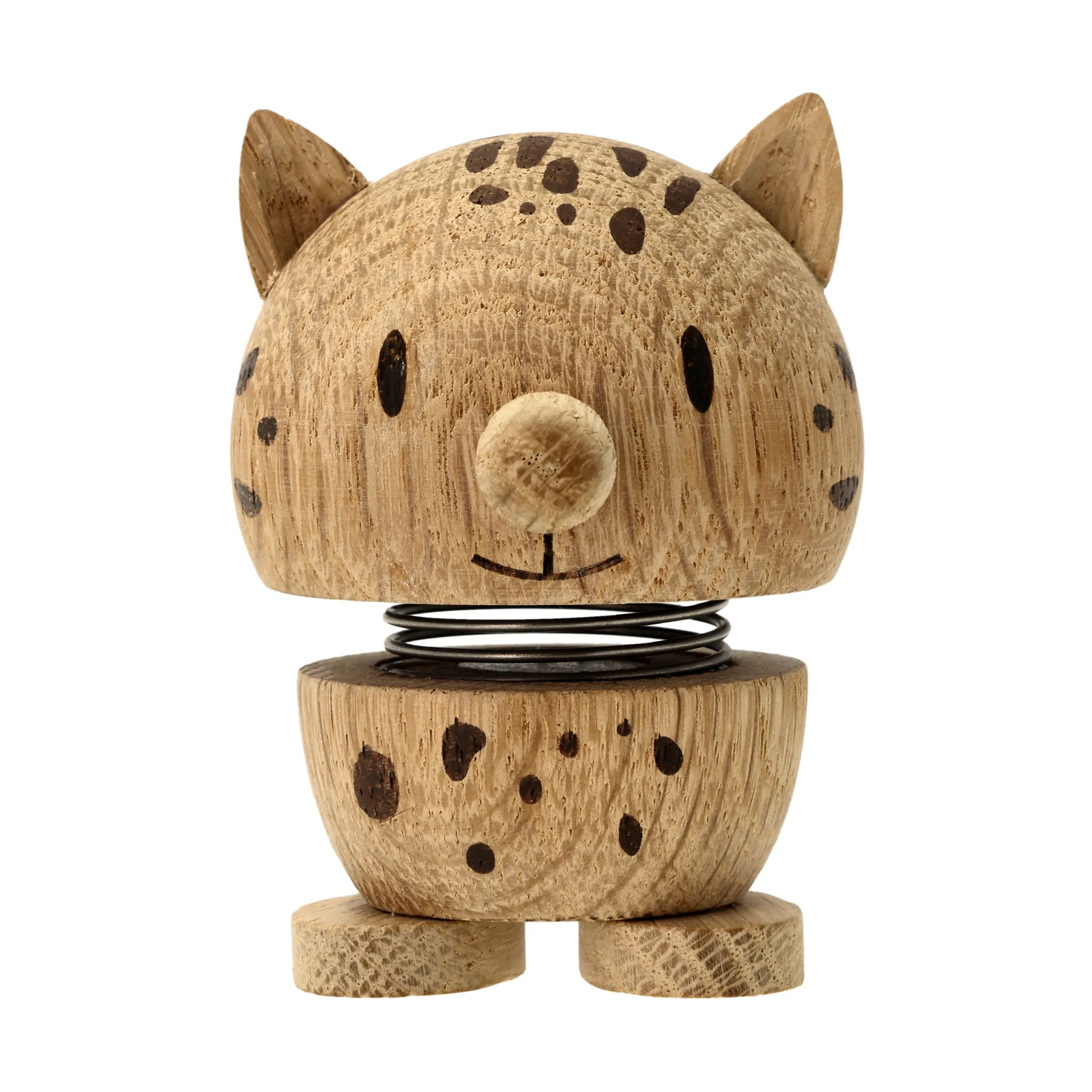 Hoptimist figure S, Leopard, oak Hoptimist
