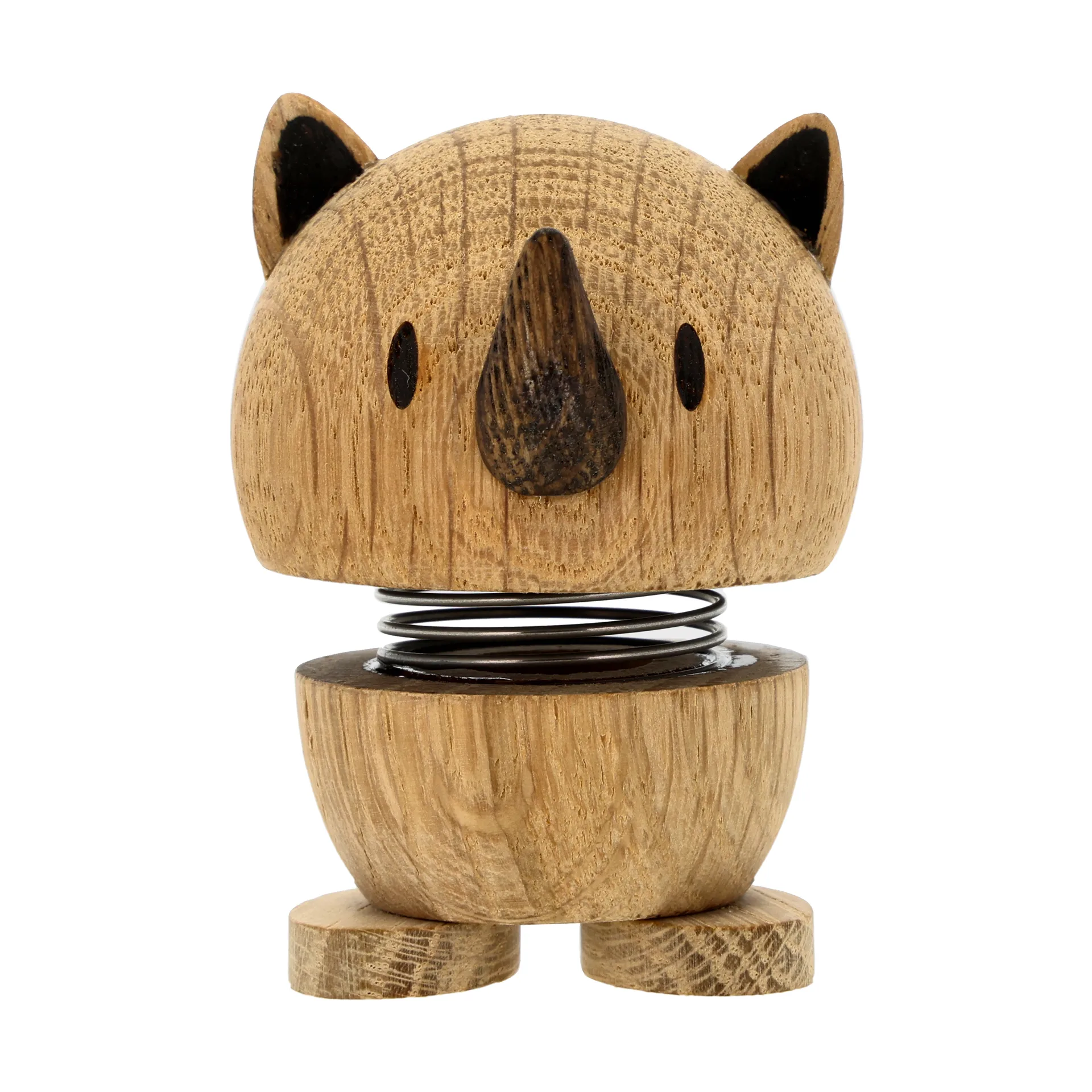 Hoptimist figure S, Rhino, oak Hoptimist