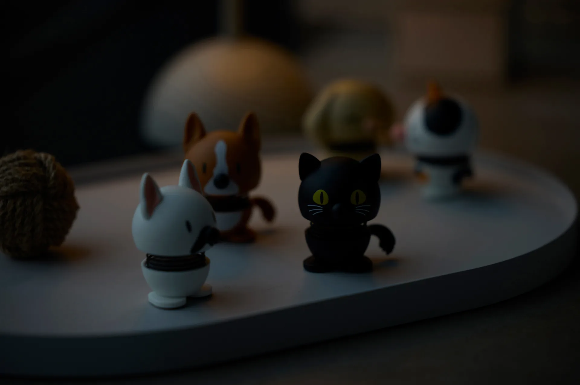 Hoptimist figure XS, French bulldog, white Hoptimist