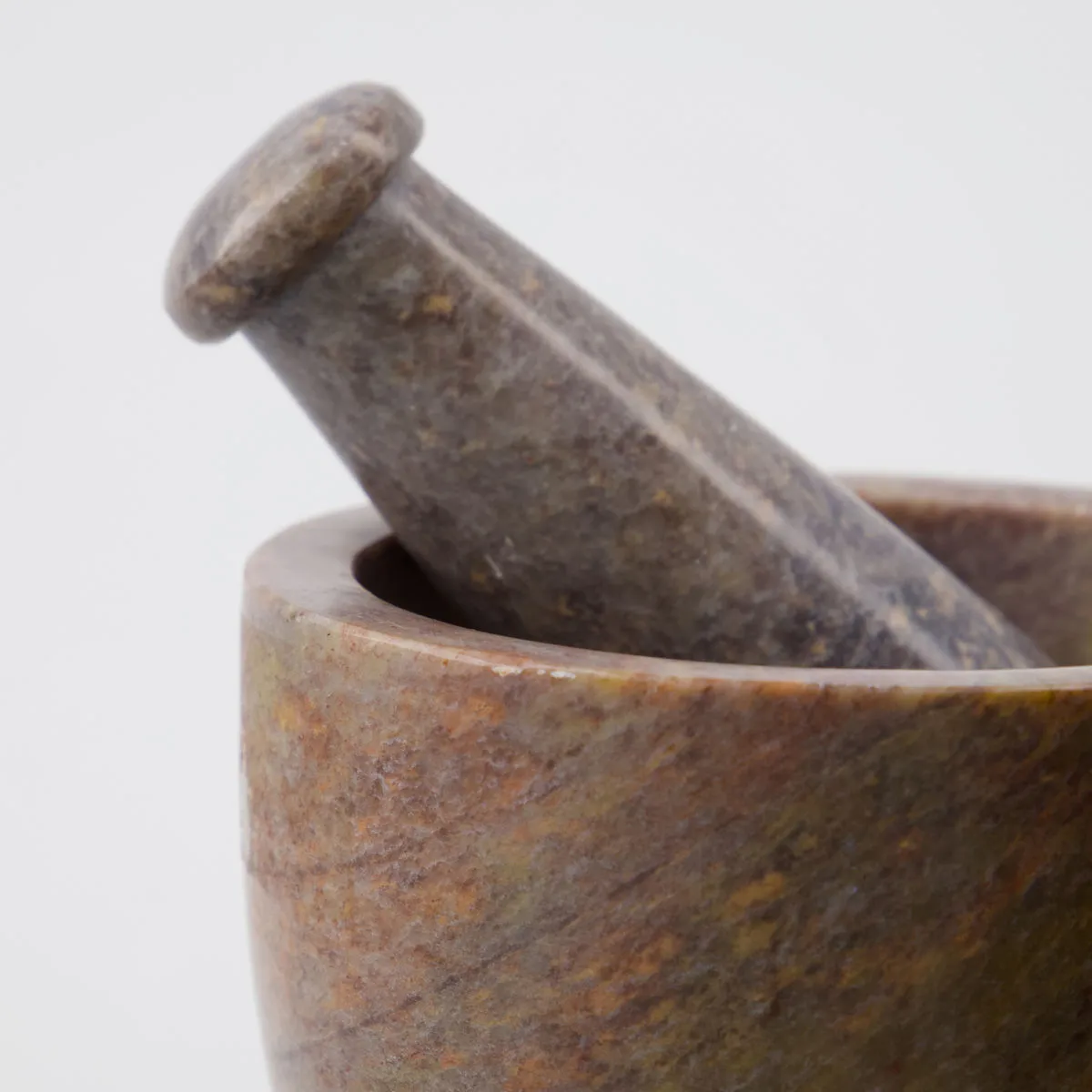 Arb mortar with pestle Ø10 cm, Brown House Doctor